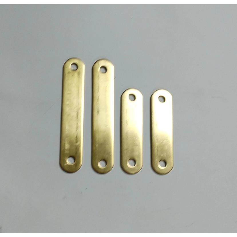 黄铜家具连接片，椅子高档家具配件，黄铜质60长