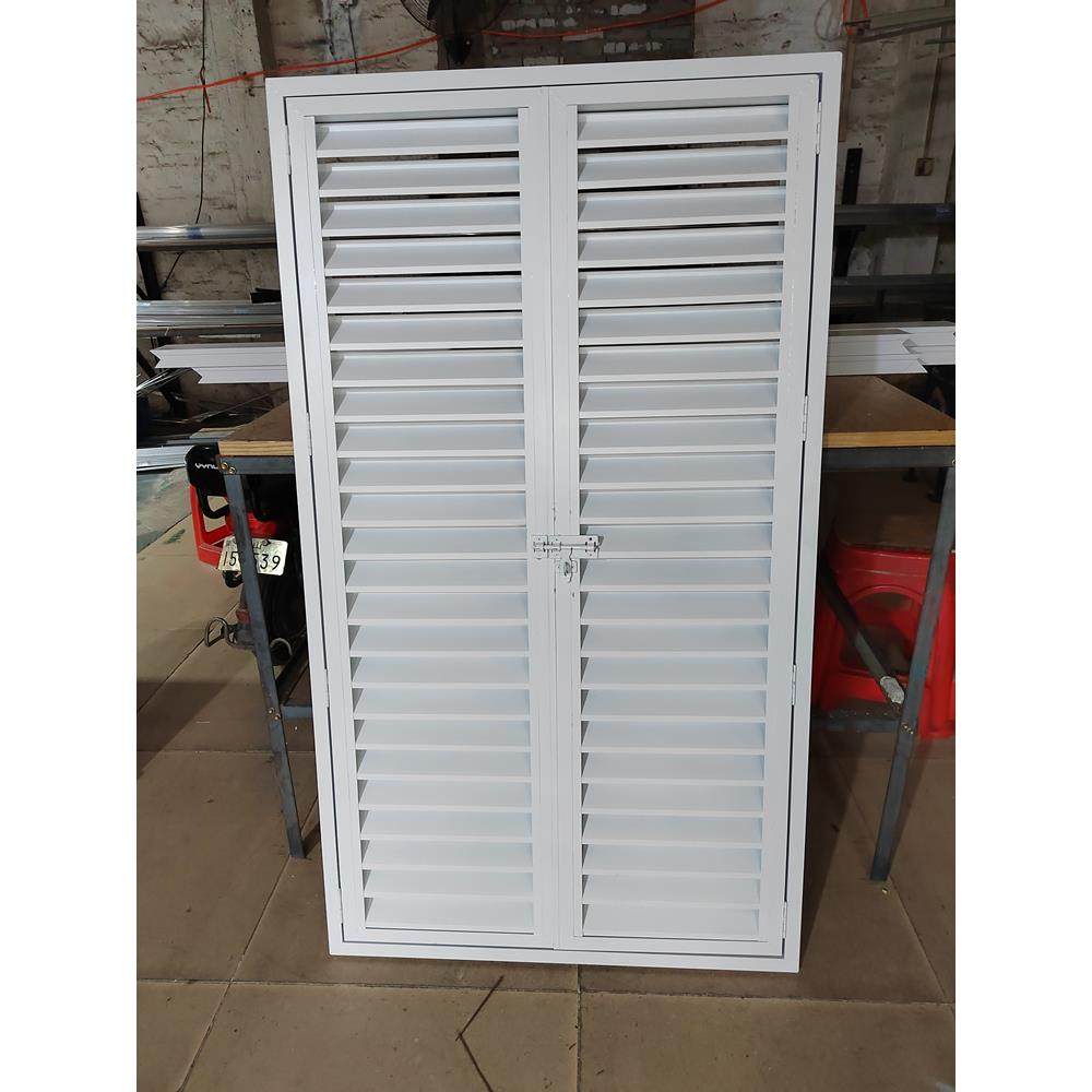 铝合金可开门铰式单双对开门防雨百叶窗暖气罩检修口通风口空调罩