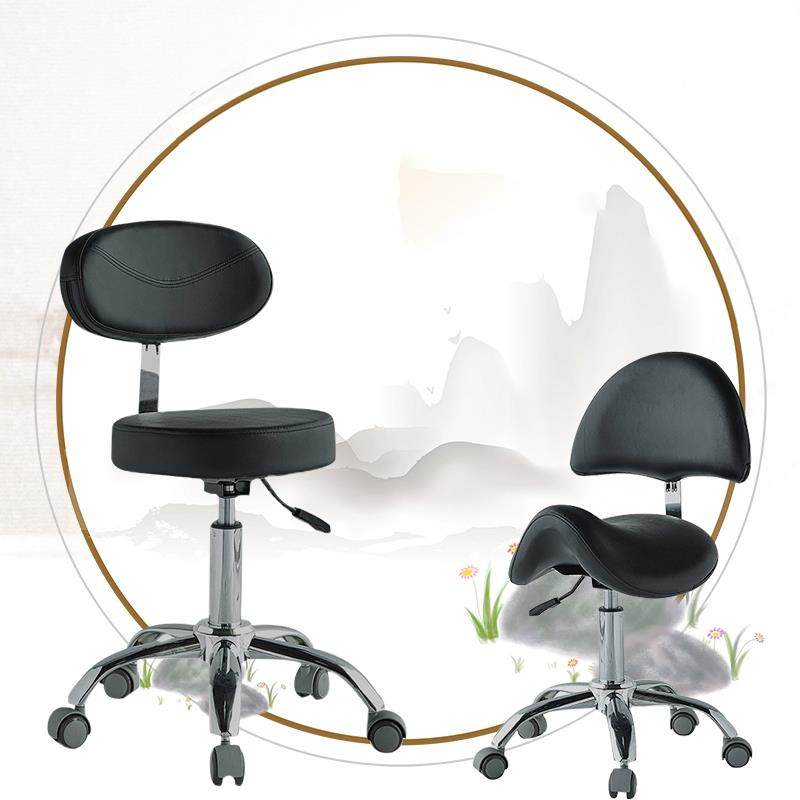 美容凳美发椅转椅靠背移动纹身大师凳升降大工作凳马鞍圆凳