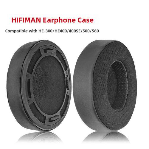适用HIFIMAN海菲曼HE400SE HE400i HE560 HE6羊皮绒耳机套罩HE5se