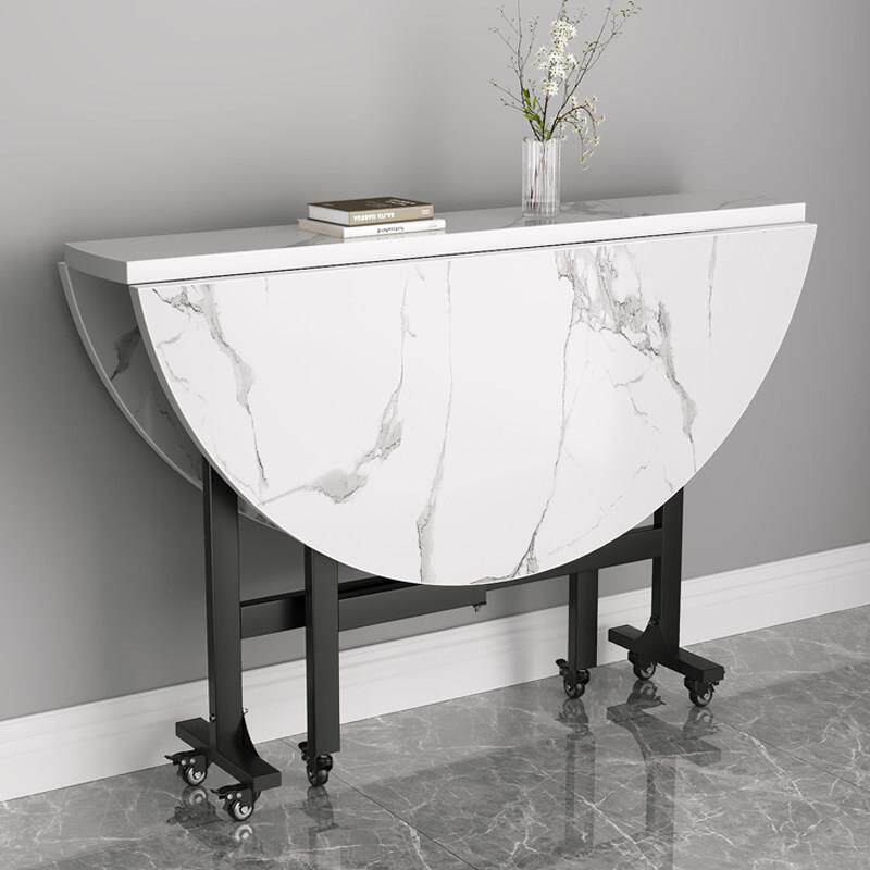 圆桌客厅家用小户型可折叠大圆餐桌10人饭桌餐厅圆形实木吃饭桌子