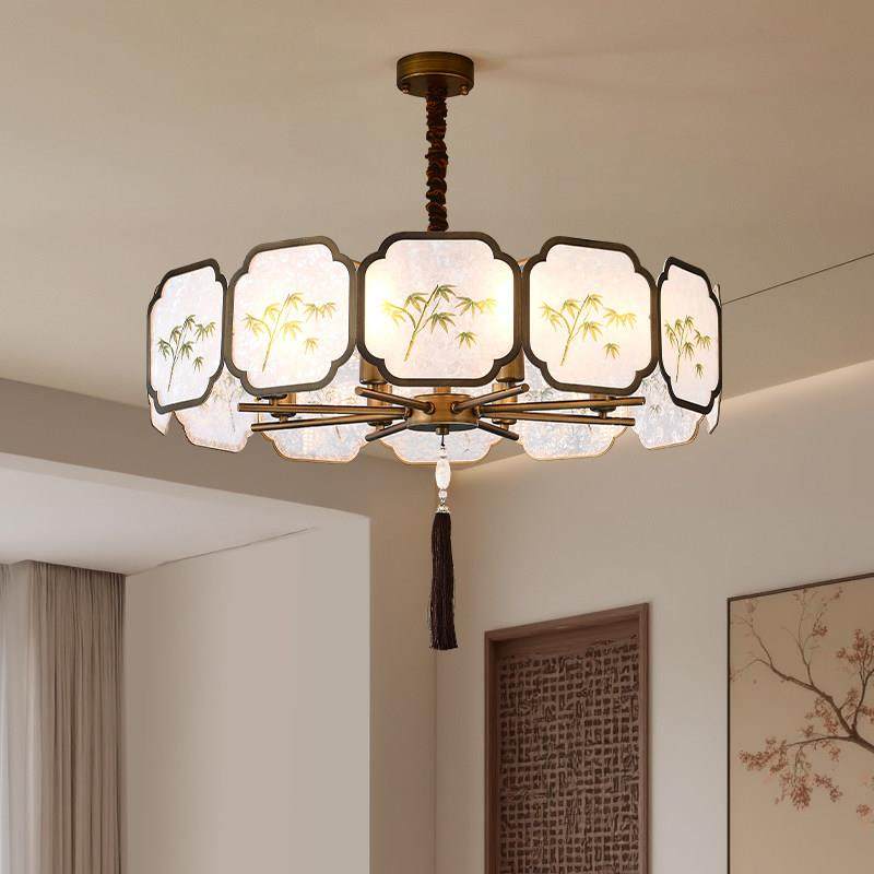 宋代美学客厅吊灯2026年新款中式高端设计师卧室餐厅全屋灯具套餐,家装灯饰光源,客厅吊灯,淘宝优惠券,粉丝福利购,淘宝优惠卷