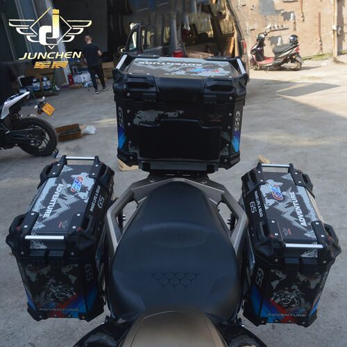 适用升仕310X/T边箱ADV铝合金三箱350尾箱后备箱快拆侧箱改装靠背