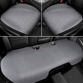 夏季 通用单片后排座椅垫 汽车坐垫三件套无靠背座垫翻毛皮超薄四季