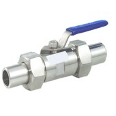 对焊球阀DN15 16P不锈钢广式 DN20 焊接球阀Q21F 304不锈钢活接广式