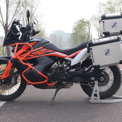 适用KTM790ADV/R版机车铝合金三箱边箱尾箱保险杆护杠改装配件