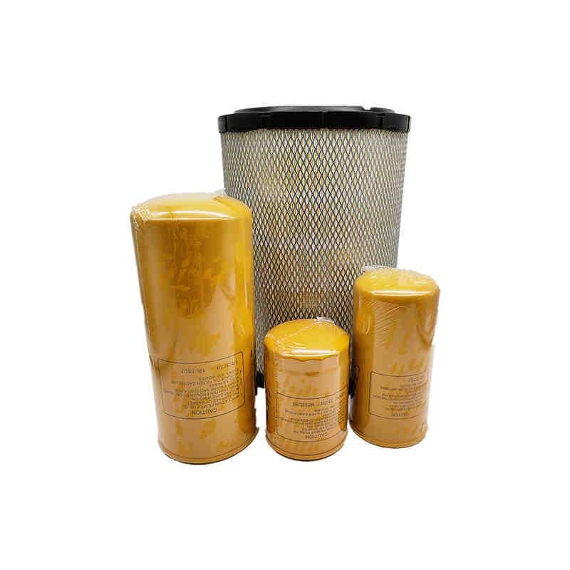 挖掘机配件卡特320B 320C 320D柴油滤芯机油滤空气滤清器风格油格