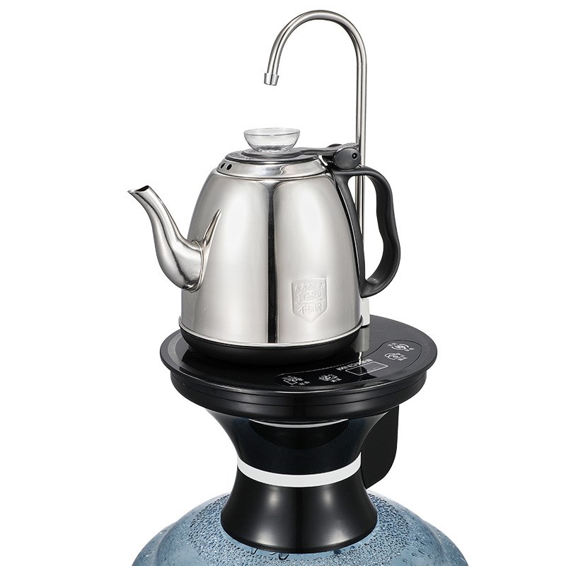 美能迪桶装水烧水壶一体机t自动上水电热抽水器带加热泡煮茶饮水