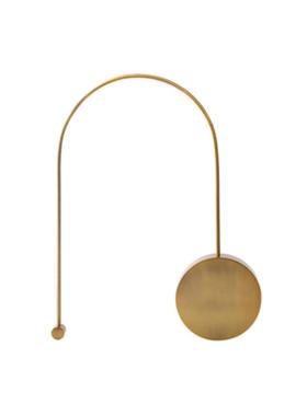 北欧极简铁饼拱门几何烛台摆件 玄关样板房客厅书桌 家居饰品