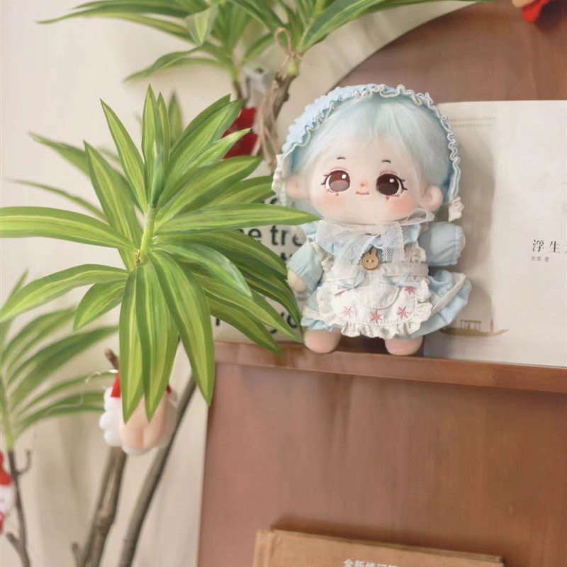 上新春款10/15/20cm娃衣棉花娃娃衣服小裙子女娃换装娃衣谷圈