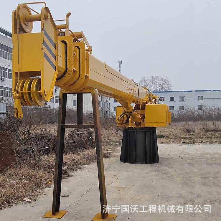 厂家承接制作船用甲板船吊5吨0吨渔船起重机报价