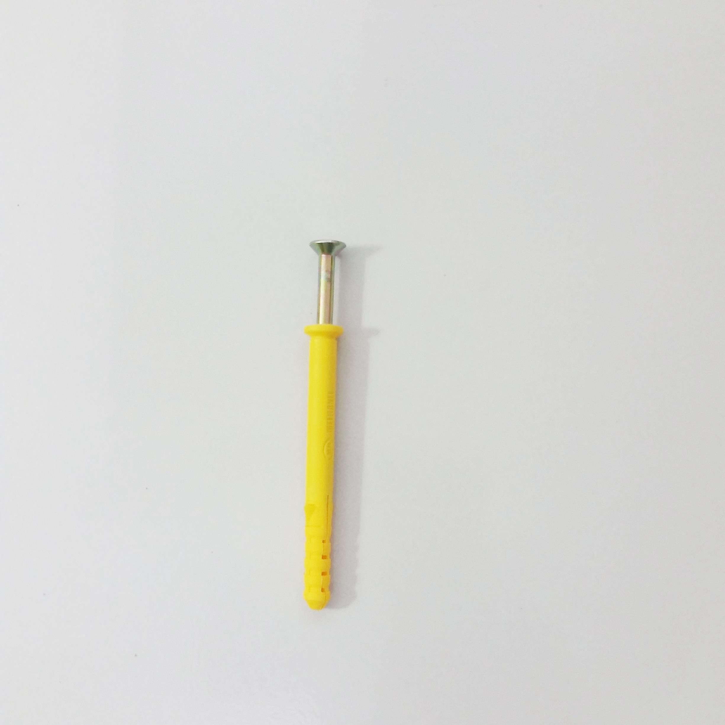 美坚利小黄鱼塑料膨胀管膨胀螺丝8个的膨胀螺丝澎涨螺丝彭胀螺丝