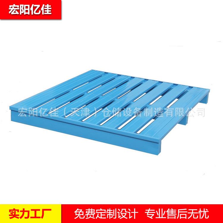钢制工业铁托盘叉车重型仓储库货架金属铁卡板防潮垫栈板物流周转