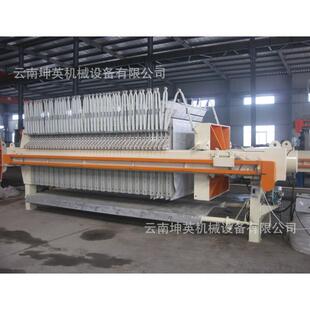 云南宜良高压隔膜压滤机市政污泥脱水设备全自动板框厢式过滤机