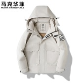 Fairwhale 马克华菲冬季 新款 Mark 连帽工装 羽绒服男保暖外套