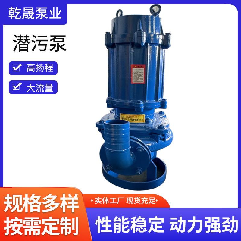 工厂直发潜污泵市政工程建筑排水潜污泵大流量铸铁污水泵排污泵