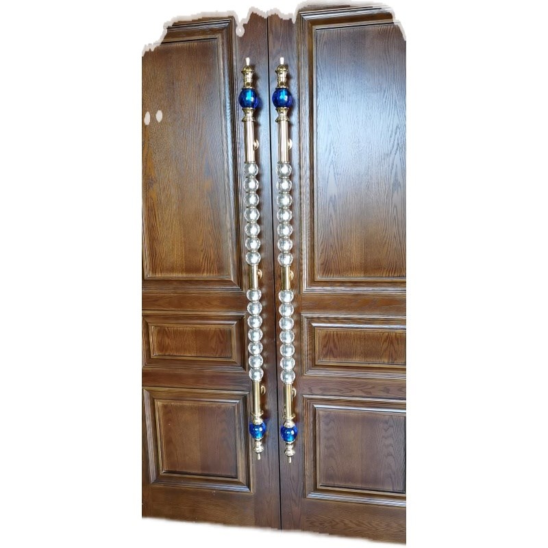 水晶大门拉手 欧式古铜水晶玻璃球大门拉手KTV酒店把手