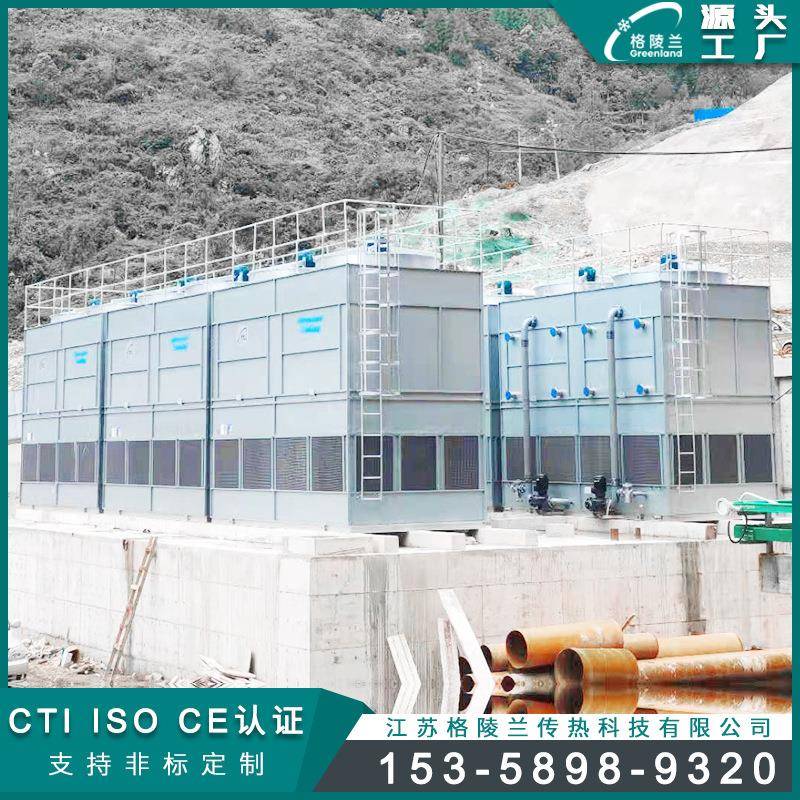 逆流闭式方形冷却塔炼胶机20吨闭式水塔注塑机模温控制冷却水塔
