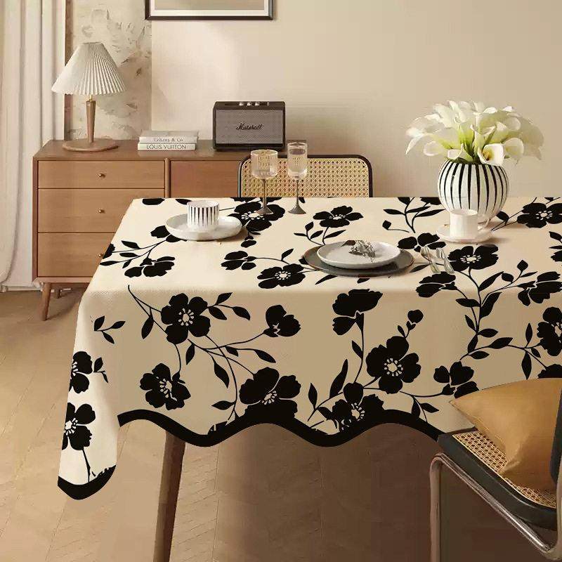 法式中古风桌布防水防油防烫隔热异形餐桌布轻奢高级感茶几桌布,居家布艺,桌布,淘宝优惠券,粉丝福利购,淘宝优惠卷
