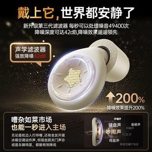 降噪助眠耳塞滤波器降噪耳塞防噪音耳部静音学生专用硅胶隔音耳塞