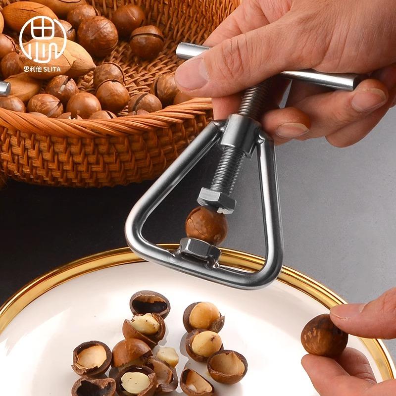 坚果开壳器核桃夹子家用开核器夏威夷果破壳开果器开口器剥核工具