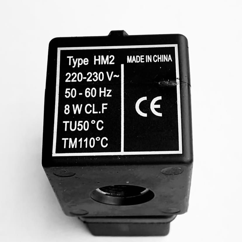 冷库空调电磁阀线圈Type HM2 AC220V 8W适用于HONGSEN和卡士妥