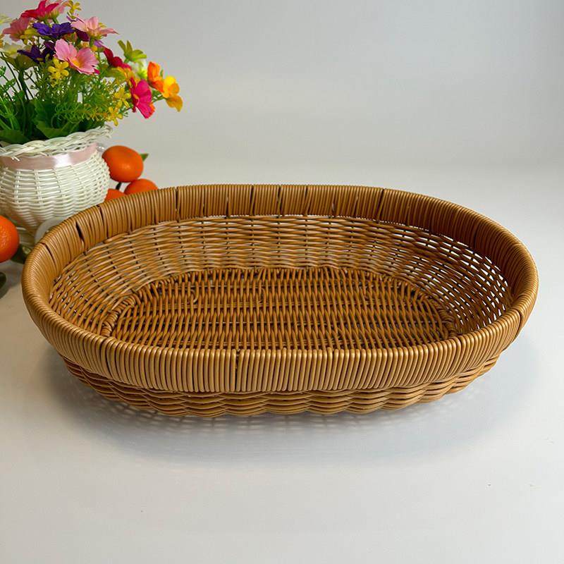 水果零食篮桌面干果点心盘茶几桌面果盘纯手工编织家用糖果收纳筐,收纳整理,零食收纳筐,淘宝优惠券,粉丝福利购,淘宝优惠卷