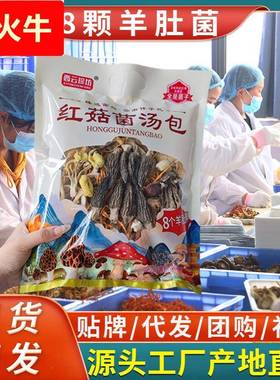 红菇菌汤包云南特产菌菇包厂家直销农副产品干货羊肚菌汤料包