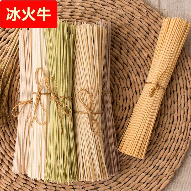 6口味菠菜面张爷爷纯手工空心挂面面条龙须面超细面陕西特产4.8斤