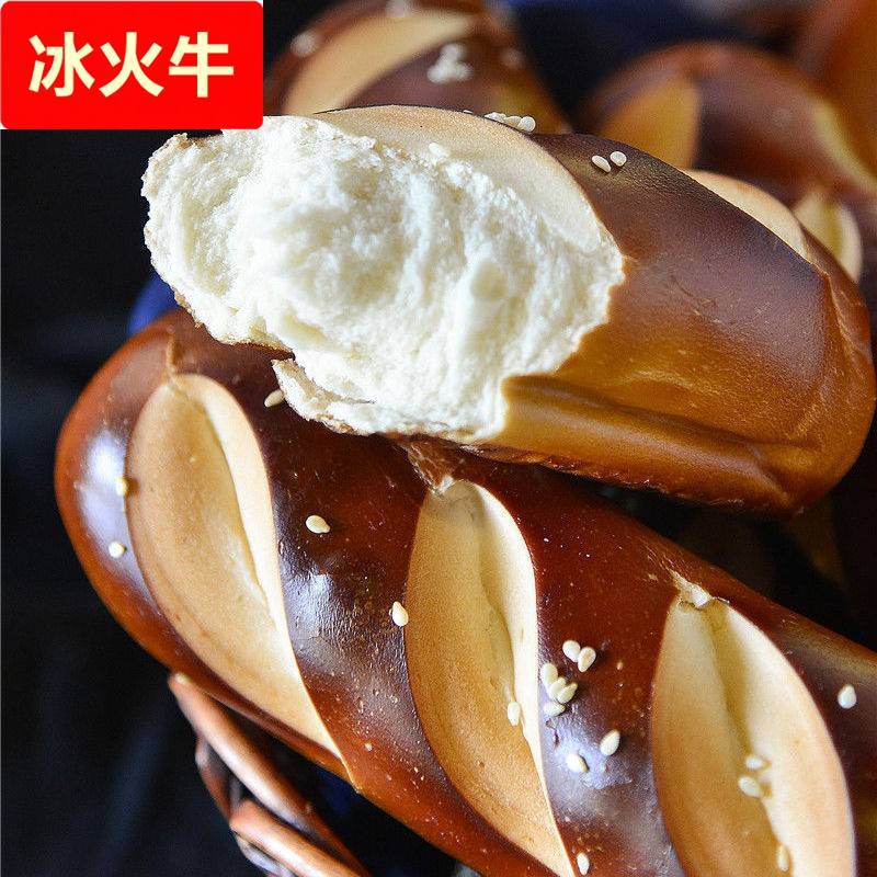 咸味德国水面包普雷结精低餐手工水全麦面包厂一件