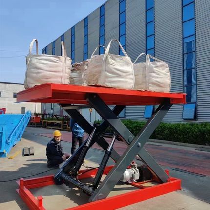 电动液压升降平台剪叉式固定全自动工作台大型旋转舞台移动装卸货
