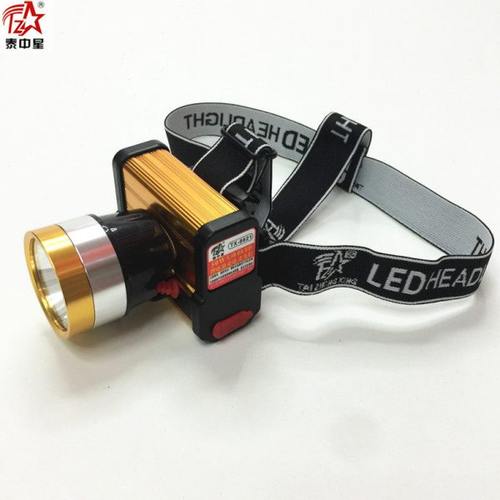 泰中星新款锂电头灯50W金属合金超亮防水割胶灯矿灯工程头灯8821