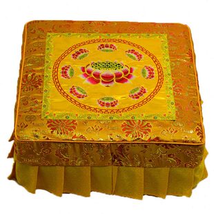 莲花拜凳套拜垫套跪垫套寺庙拜佛凳套家用拜跪凳垫套