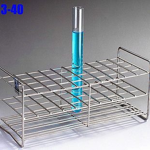 100个孔 不锈钢试管架 孔径15mm 适合Φ9～Φ14试管