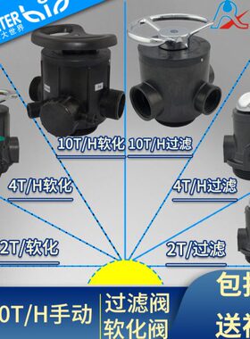 润新手动阀过滤阀56E 56A 56D控制阀64B 64A 64D 2T4T6T10T软水阀