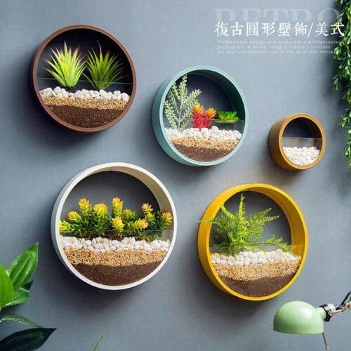时尚家居北欧创意墙饰背景墙墙面墙上室内装饰品挂件客厅墙壁绿植
