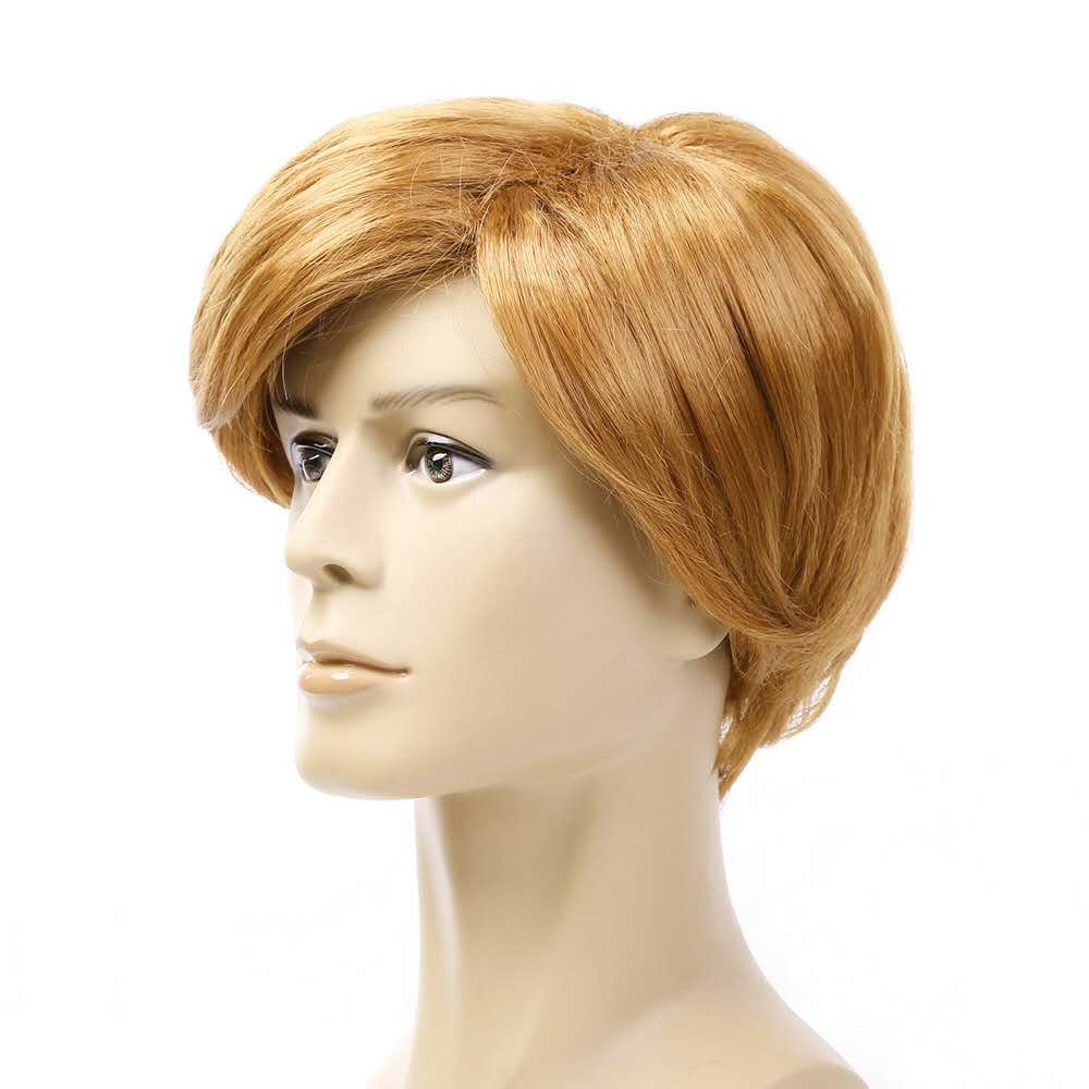 表演假发外国人假发川普假发 总统假发金色男士短直发 特朗普假发