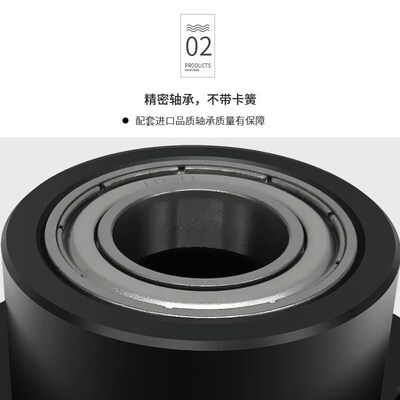 双轴承不带卡簧圆法兰组件带座轴承BGRAB-6201ZZ BFR01固定轴承座
