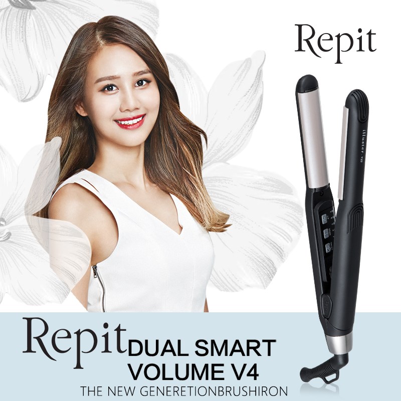 韩国repit夹板直板夹瑞比卷直两用弧形棒发廊专用直发器卷发棒