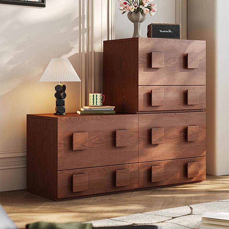 中古风实木卡门柜斗柜客厅收纳柜电视机柜玄关柜组合柜卧室床头柜