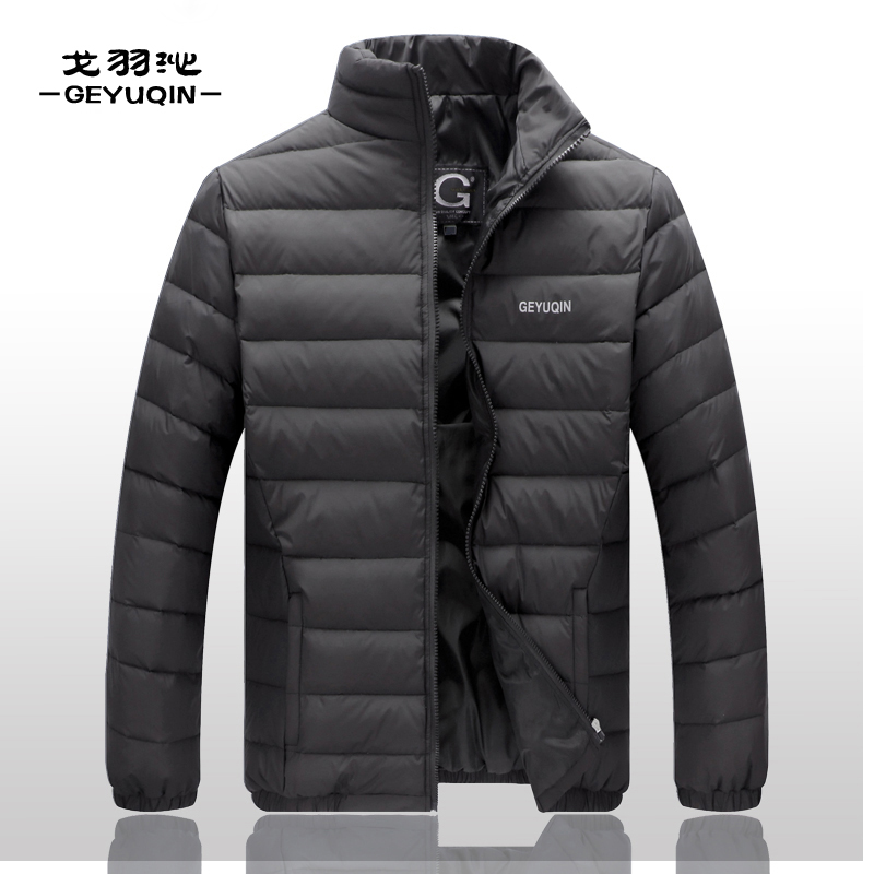 反季中老年轻薄羽绒服男士短款加厚大码中年人爸爸装新款冬季外套