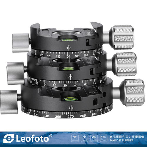 Leofoto徕图RH-0/RH-1L/RH-2L三脚架云台阿卡标准全景夹座
