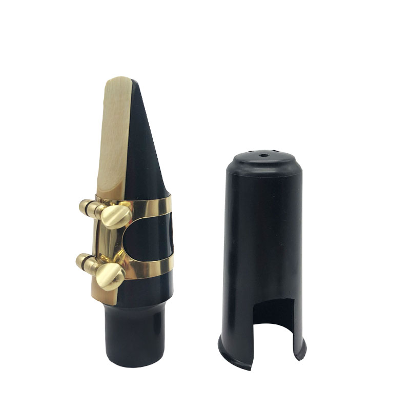 降B调次中音萨克斯笛头套装吹嘴芦苇哨片金属卡子护帽乐器配件