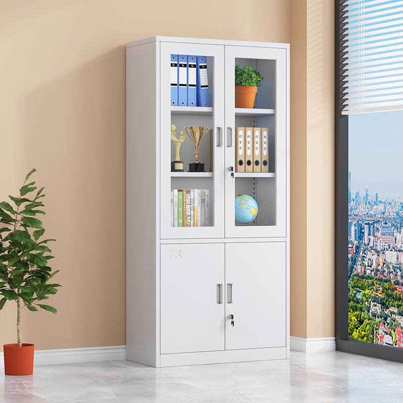 办公室大器械文件柜铁皮书柜收纳柜财务凭证档案资料带锁储物柜子