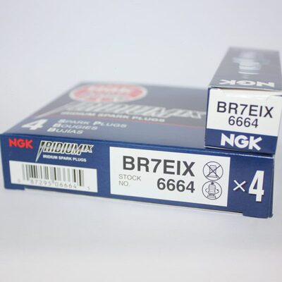 NGK铱金火花塞BR7EIX适用B7ES BR7ES F7TC 淑女两冲KTM250 300