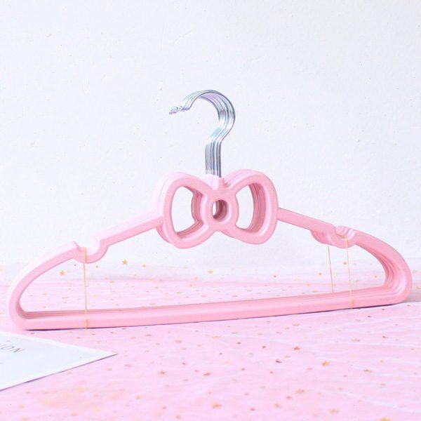 粉红少女心不锈钢衣架可爱学生塑料无痕防滑衣撑家用卧室衣柜衣挂,收纳整理,金属衣架,淘宝优惠券,粉丝福利购,淘宝优惠卷