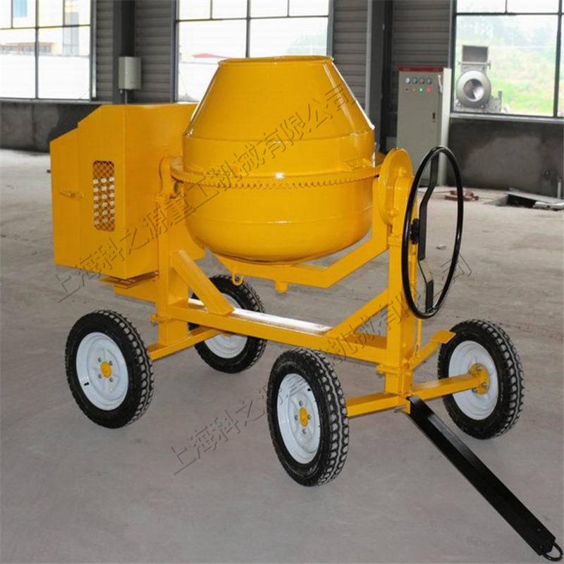 可移动式半干硬性搅拌器建筑工地搅拌设备现货小型柴油搅拌机