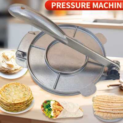 铝合金家用圆形压饼器手动名创乐趣墨西哥面饼玉米饼压面机压饼器