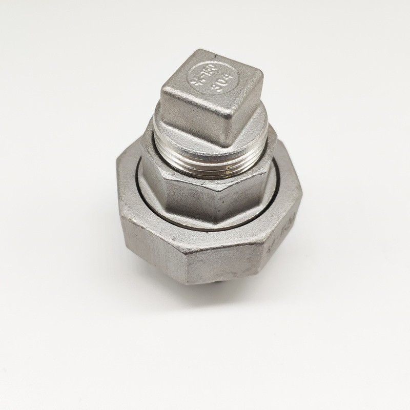 304不锈钢丝口堵头管堵闷头赛头dn15/4分/6分/1寸外丝堵头