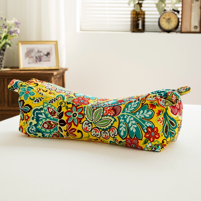 幸福密码全棉帆布老虎枕头全荞麦壳虎头枕芯带枕套长方形可拆洗